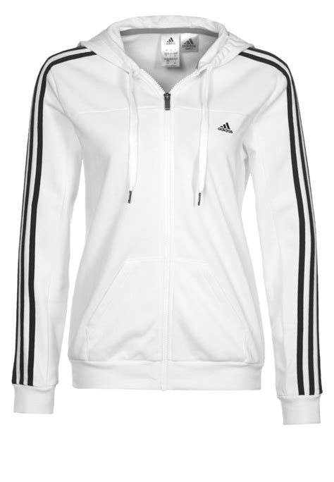 adidas sweatshirt jacke weiß damen|weiße Sweatshirts für Damen .